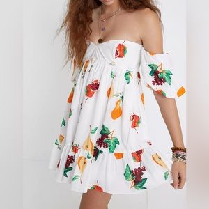 UO Urban Outiftters Summer In Italy Mini Dress